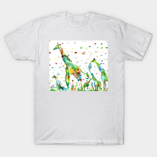 GIRAFFES GALORE.1 T-Shirt by lautir